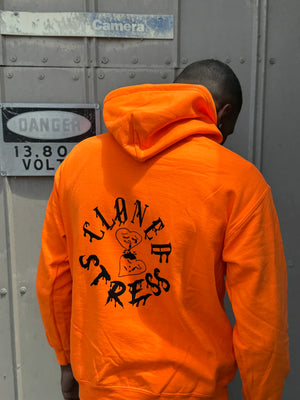 Orange & black hoodie
