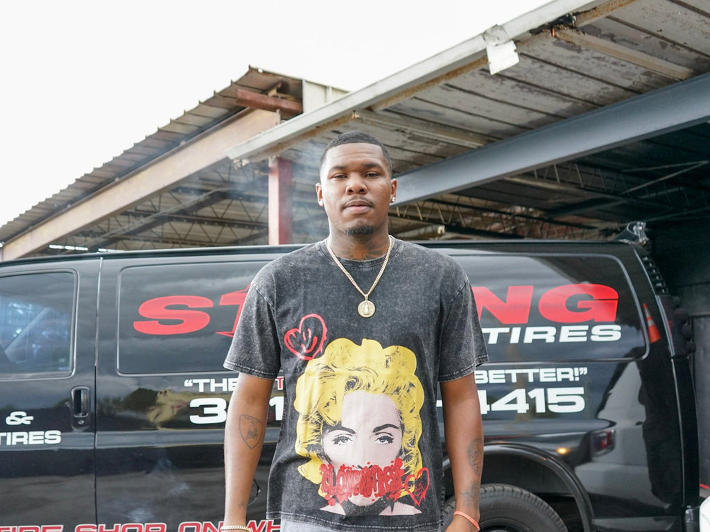 Black “Hush” Tee