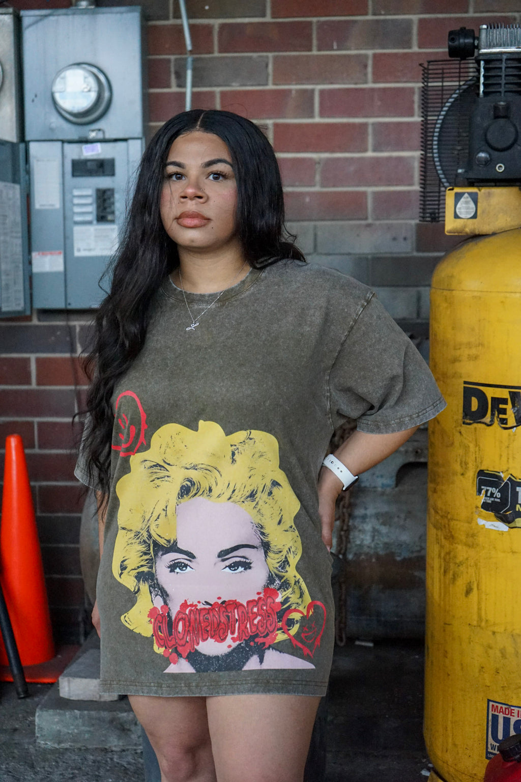 Dark Gray “Hush” Tee