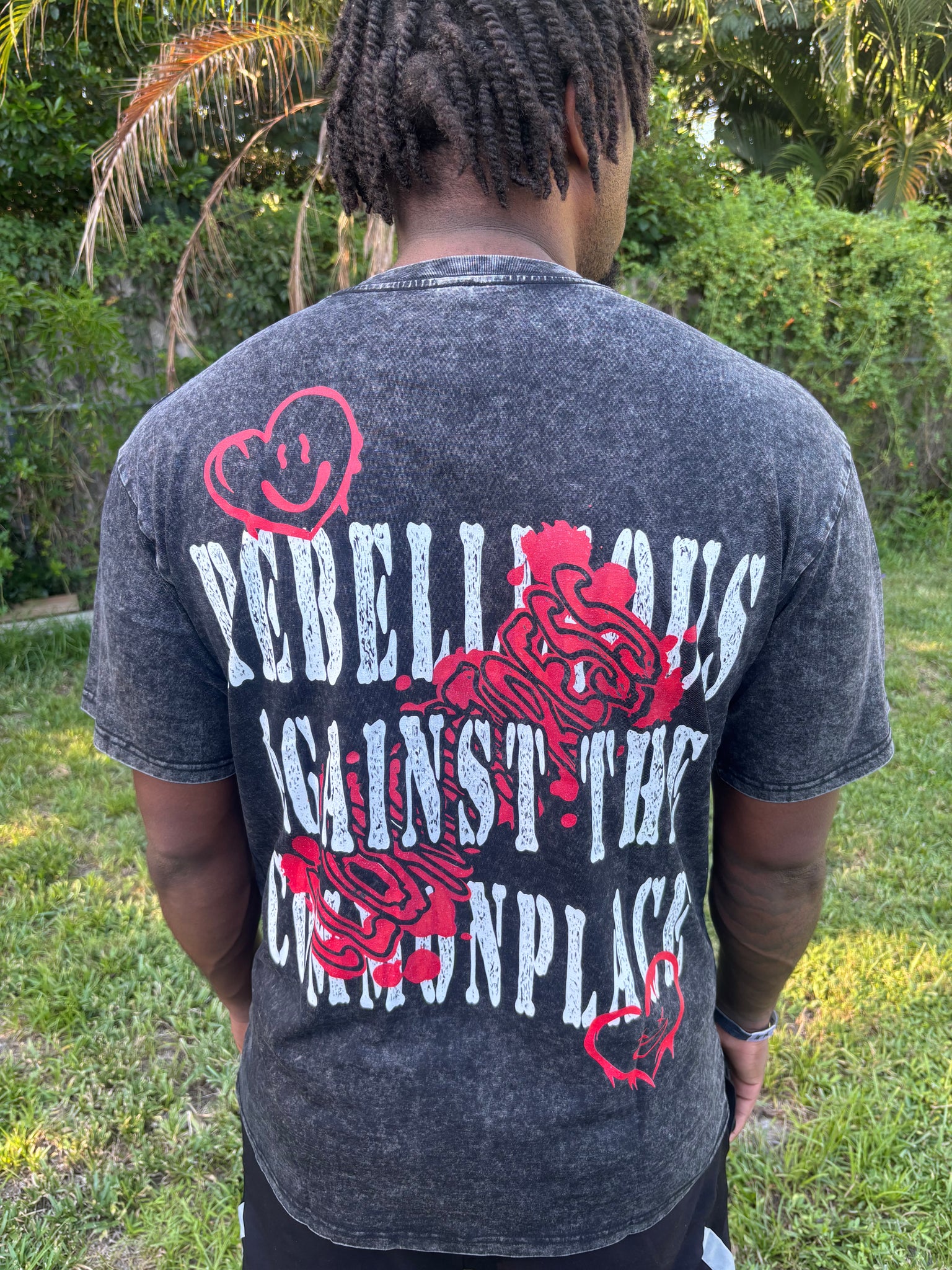 Black “Hush” Tee