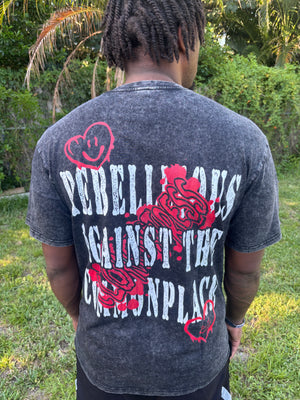 Black “Hush” Tee